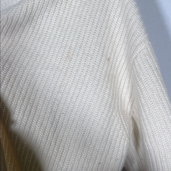 JENNI KAYNE WOMENS CASHMERE CARDIGAN SWEATER IVORY SMALL - Picture 5 of 8